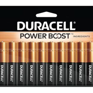 Duracell Coppertop AA Batteries with Power Boost Ingredients, 24 Count Pack Double A Battery with Long-lasting Power, Alkaline AA Battery for Household and Office Devices